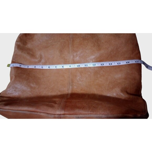 BE & D Woodstock Hobo Washed Burnt Orange Distressed Calfskin Leather $995 - Picture 8 of 16